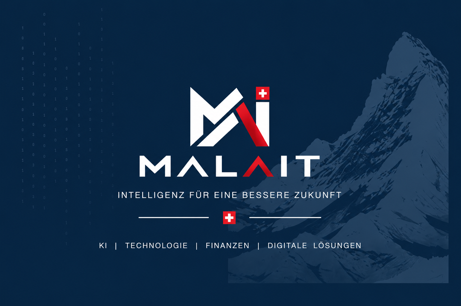 MALAIT Logo auf dunklem Hintergrund
